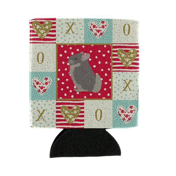 Carolines Treasures CK5419CC Beige Wellman Chinchilla Love Can or Bottle Hugger Can Hugger multicolor