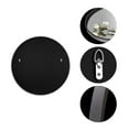 thumbnail image 3 of WallBeyond 24 inch Gray Wood Frame Round Bathroom Vanity Mirror, Home Decor Wall Mirror, 3 of 7