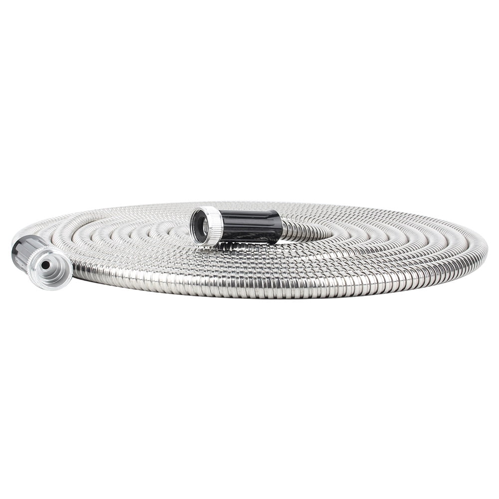 Stainless Steel§ Garden Water Hose§ Water Pipe§ Flexible§ Metal Pipe 304 Stainless Steel Garden Water Hose Flexible Lightweight Metal Pipe