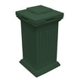 thumbnail image 1 of Good Ideas Colonne de Patio Extérieure Savannah 30 Gallons Bac de Rangement et de Déchets, Vert, 1 of 4