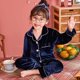 thumbnail image 1 of Conjunto de Pijamas de terciopelo Coral para niños y niñas, ropa de dormir de franela cálida de manga larga, traje de año nuevo para el hogar, Navidad, Invierno, 1 of 2
