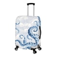 thumbnail image 2 of HELLHERO Wave Tentacle Print Travel Luggage Suitcase Cover, Polyester Ammonia Bottom Zipper Luggage Cover Convenient Handle Access Suitcase Protective Case, 2 of 8