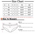 thumbnail image 3 of HUPOM Panties For Women Plus Size Underwear For Women Thong Leisure Tie Drop Waist Black M, 3 of 7