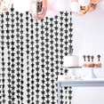 thumbnail image 3 of BalsaCircle Metallic Black Star 6 feet Foil Tassels Fringe Backdrop Curtains Party Events, 3 of 8