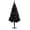 Black + 5FT, variant on 5' Ft Tinsel Red Christmas Tree for Home Office Party Decor Xmas Holiday Seasonal Sparking Gorgeous Folding Artificial Christmas Tree Indoor and Outdoor (Red)