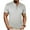 Gray, variant on Chiccall Mens Soft Cotton Shirts Short Sleeve Casual Vintage Solid Buttons T Shirts Comfy Stretch Summer Pullover Tee Tops