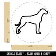 thumbnail image 2 of Rhodesian Ridgeback Dog Outline Self-Inking Rubber Stamp Ink Stamper - Fuchsia Ink - Medium 1 Inch, 2 of 7