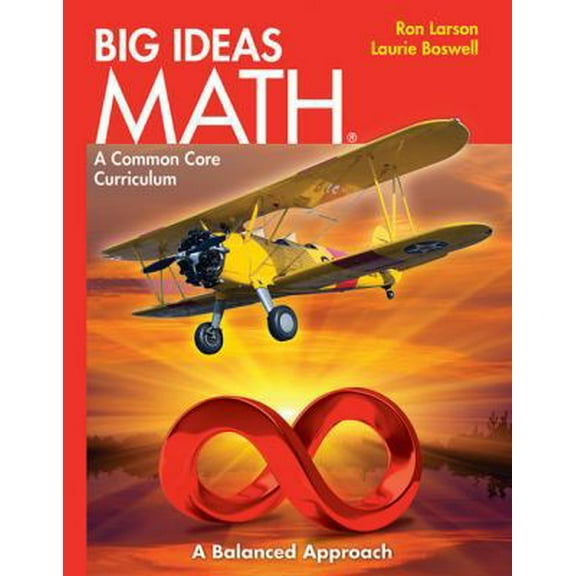 Pre-Owned BIG IDEAS MATH: Common Core Student Edition Red 2014 (Hardcover) 1608404501 9781608404506