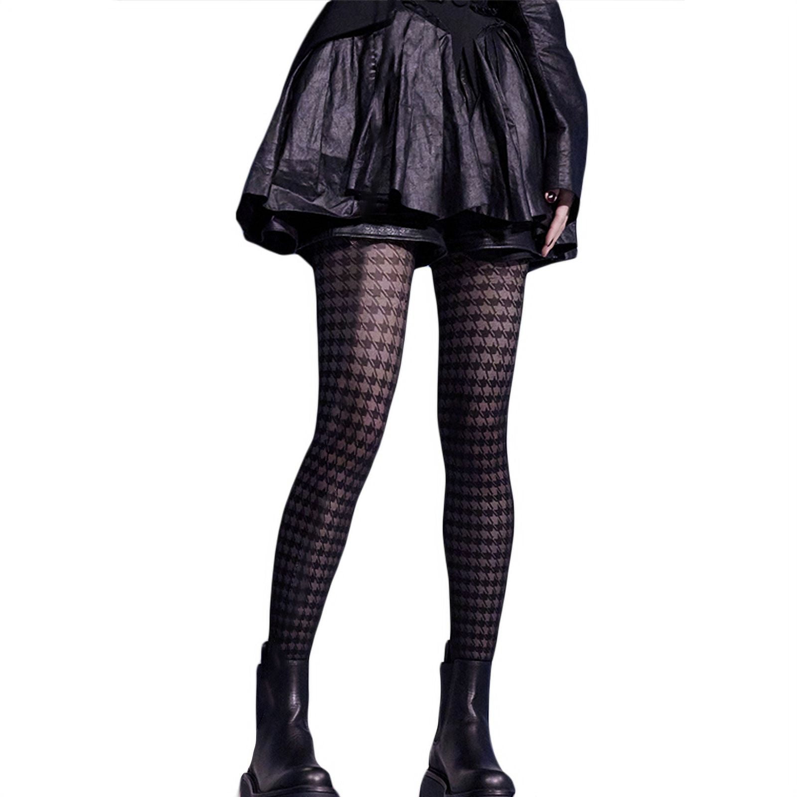 NancyBrandy Fishnet Trim Lace Up Gothic Punk Leggins Pants - Black in  Hosiery, Leggings, Stockings and Socks - $31.49
