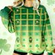 thumbnail image 1 of TaTaai Ladies St. Patricks Day Clover Print Long Sleeve Crew Neck Pullover Sweatshirt Casual Loose Fit Soft Breathable Fashion Holiday Tops For Women Daily Wear Gift, 1 of 8