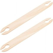 2 Pcs Wood Knitting Looms Shuttles Weaving Tool Wooden Weaving Shuttle Loom Machine Accessories