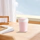 thumbnail image 5 of Basurero compacto de doble compartimento con botón pulsador y tapa para cocina, oficina, escritorio, eliminación de residuos, diseño de bolsa de basura oculta, solución eficiente para el, 5 of 6