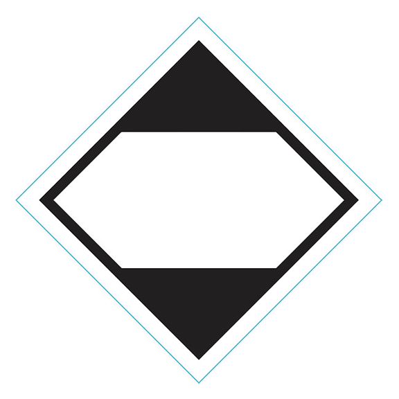 Stranco DOT Label,Ltd Quantities,2-1/2" W,PK500 HMSL-2500-P500