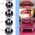 thumbnail image 4 of Colmillos de dientes de vampiro, accesorios de dentadura, accesorios de disfraz de Halloween, dientes falsos, pegamento sólido, adhesivo para dentadura, decoración de fiesta de Halloween, 1 par, 4 of 4