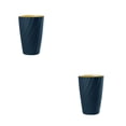 thumbnail image 3 of Bearachild Taza roscada de doble capa, tazas de portátiles, soporte de dibujos animados reutilizable con personalidad, suministros para el Azul oscuro 301-400ml 2piezas, 3 of 6