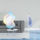 thumbnail image 2 of Espejo Reflectante De Cerámica Con Forma De Dama, Estatua Moderna Nórdica Para Decoración De Pared De Baño Y Adorno De Escritorio O Estante, De Porcelana Acrílica., 2 of 8