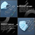 thumbnail image 4 of 3 Pcs Colliers de Perles Floret Masque Chaînes Suspendues Anti-Perte (Couleur Assortie), 4 of 7
