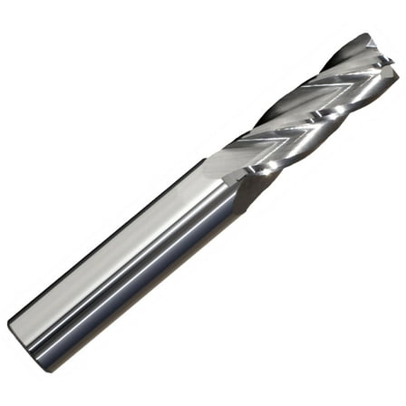 5/32 Diameter 4 Flute Carbide End Mill, .562" Length of Cut, 2" Overall Length
