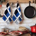 thumbnail image 6 of Blue Grey Geometric Kitchen Towels Set of 4, Abstract Art Irregular Contemporary Absorbent Dish Towels for Kitchen, Microfiber Hand Towel, Quick Drying Tea Towel for Cleaning Decorative Dishcloths, 6 of 7