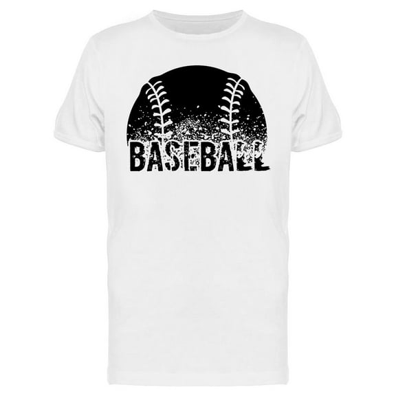 : Baseball And Ball T-Shirt Men -Image by Shutterstock, Male x-Large