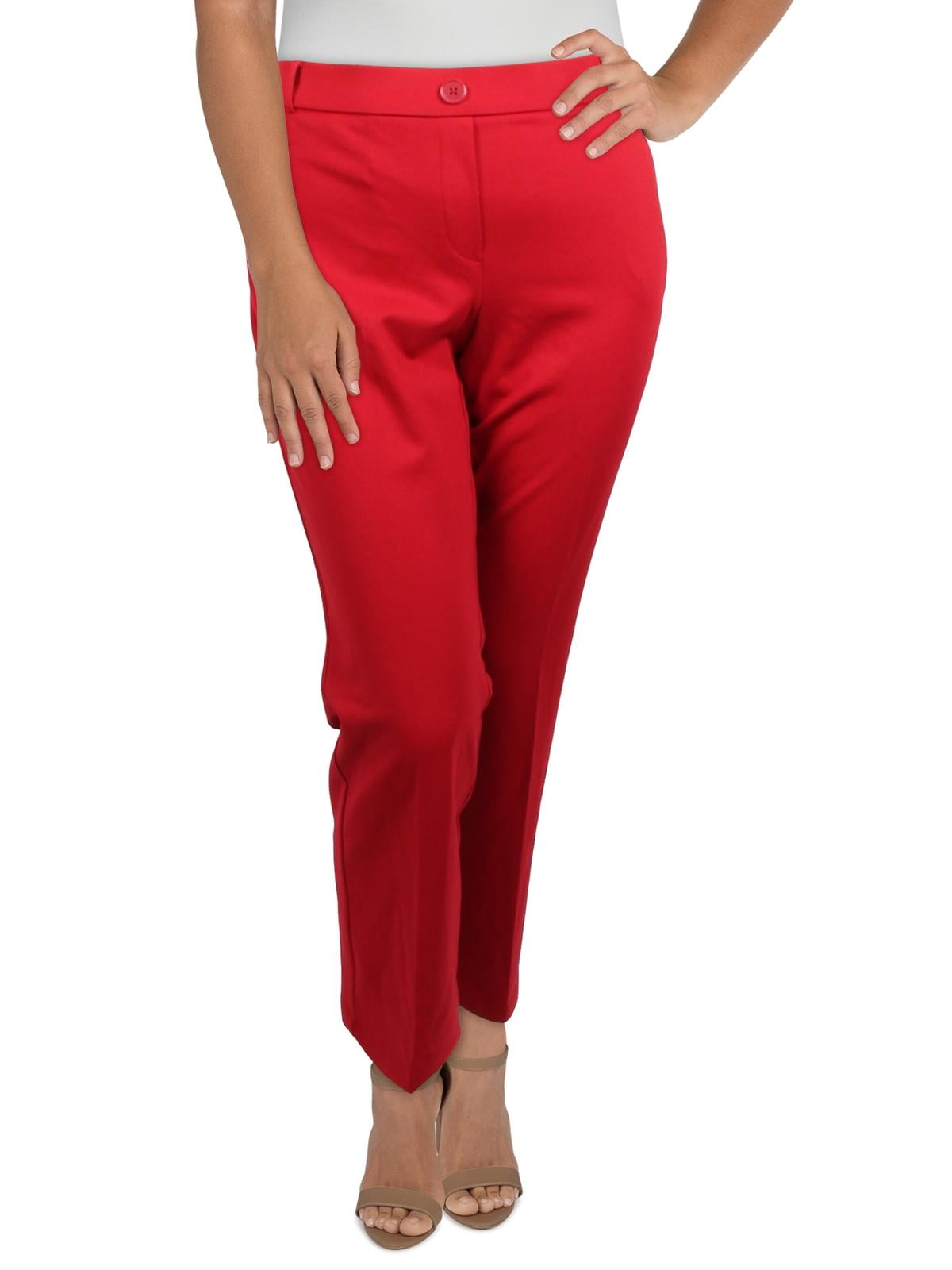 Kasper Womens Petites Straight Leg Office Dress Pants