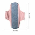 thumbnail image 2 of Reusable Menstrual Pads, Bamboo Charcoal Menstrual Heavy Incontinence Pads, Heavy Flow Resuable Menstrual Pads Cloth Mama Sanitary Napkins, 2 of 5