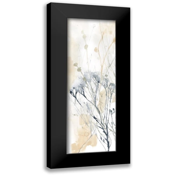 Goldberger, Jennifer 7x14 Black Modern Framed Museum Art Print Titled - Wildflower Line Contour I