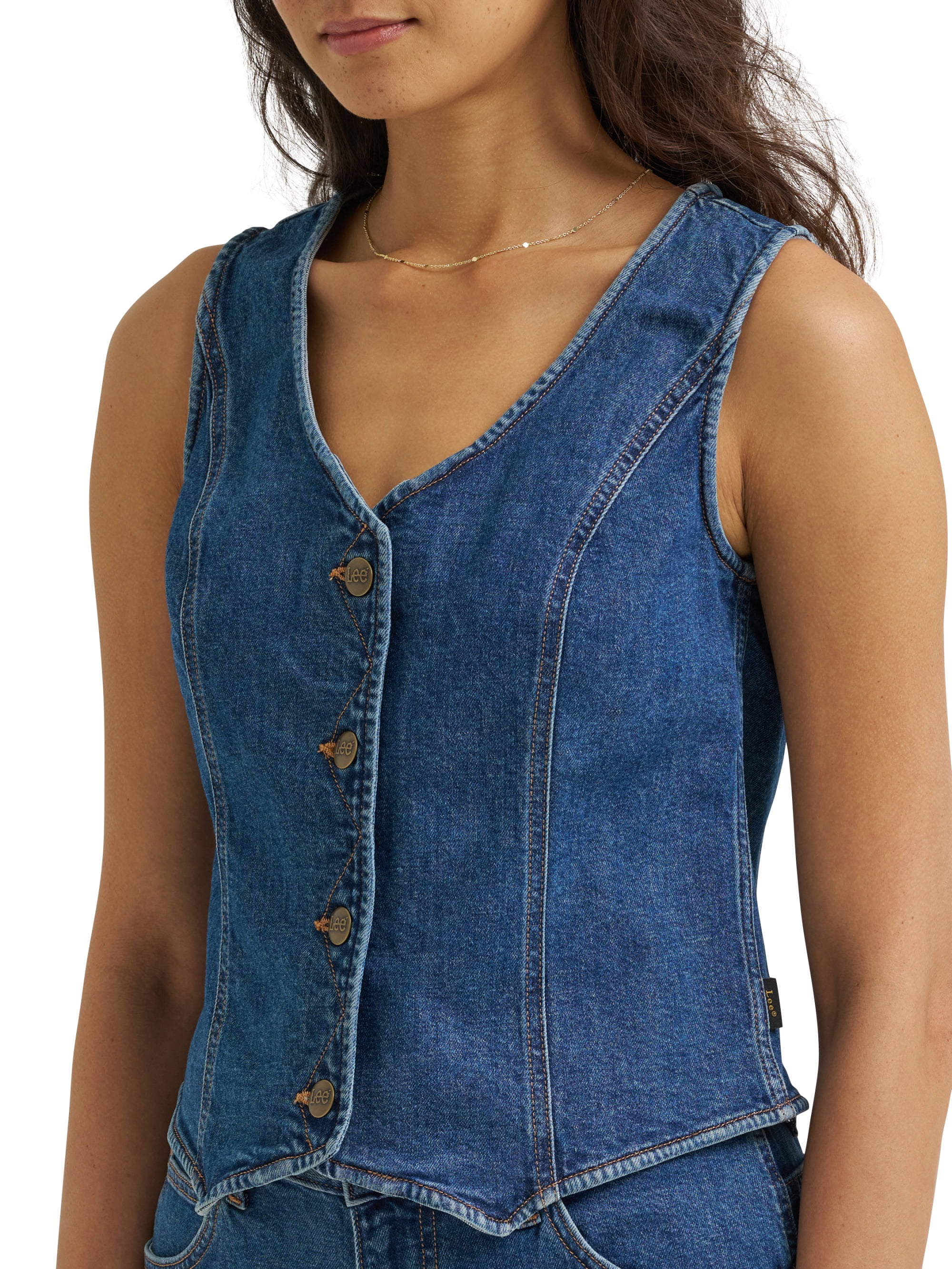 Lee® Women's and Plus Fit Denim Vest