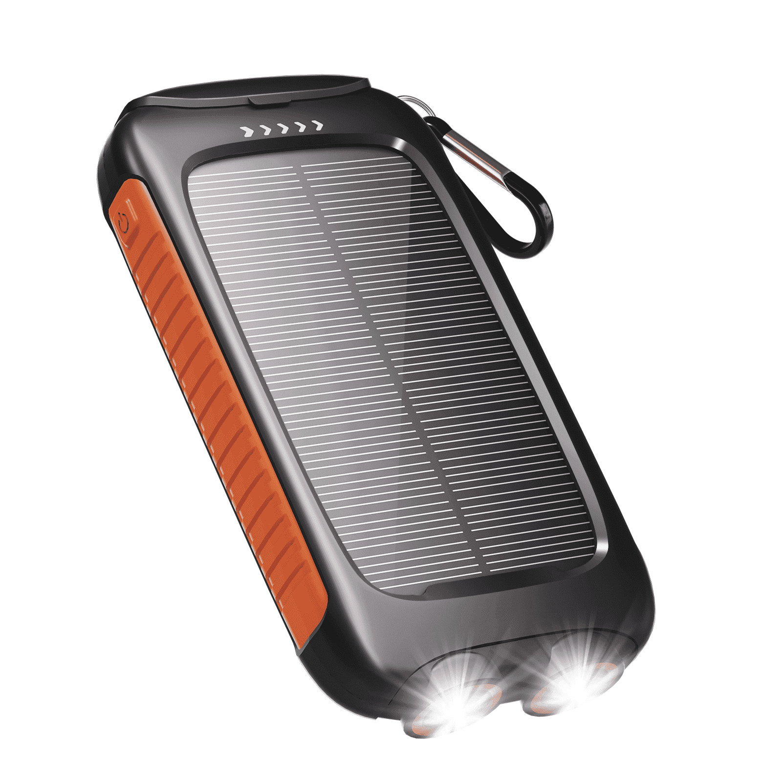 SOLPOWBEN 38800mAh Solar Power Bank Compatible for Iphone/Android,Portable Charger Power Bank with 2 SOS Flashlight Battery Pack for,Outdoor Camping Hiking,Power Outages,Emergency Essentials(Orange)