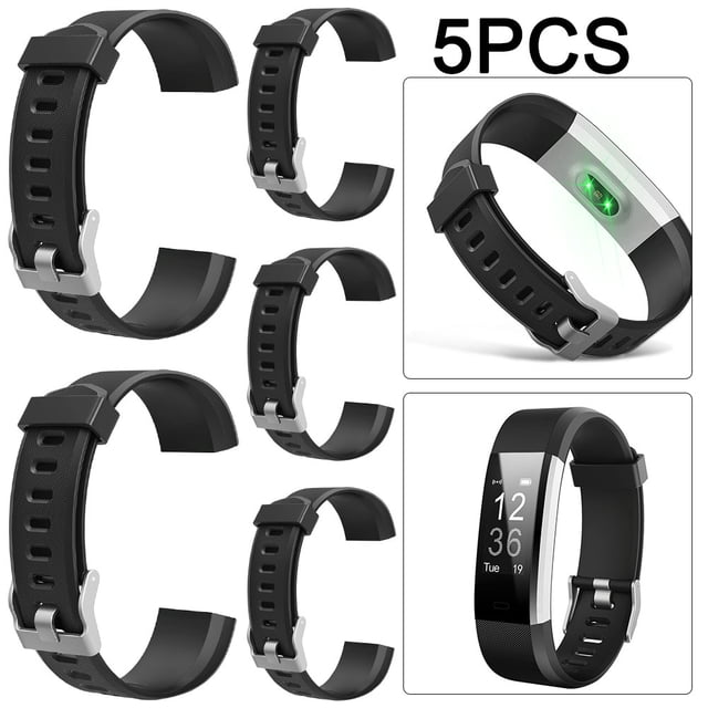 Correa Muñeca Reloj Silicona Con Banda Repuesto 5 Uds 20mm para ID115Plus HR ()