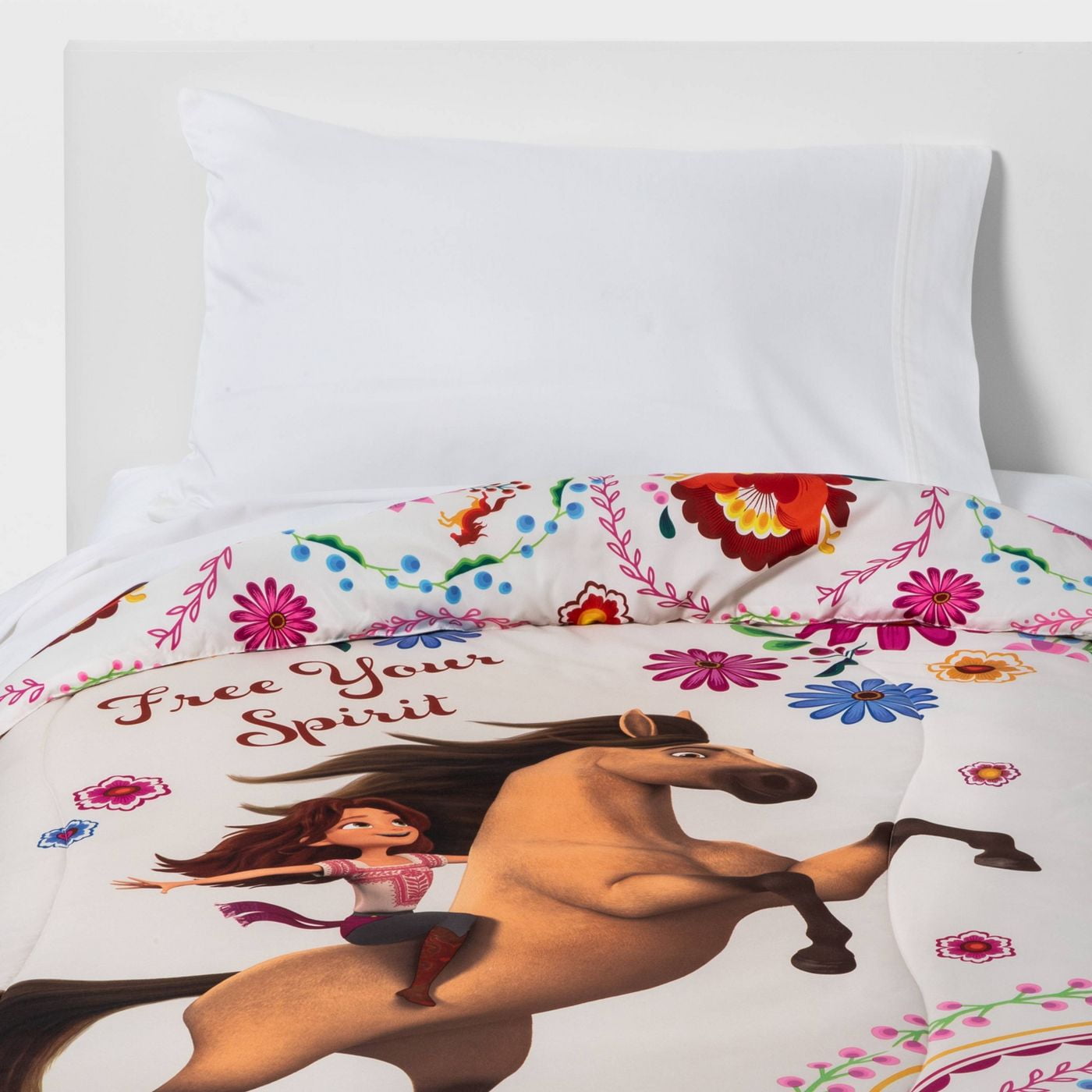 Spirit "Untamed" Reversible Twin Comforter Walmart Canada