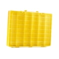 thumbnail image 3 of Luzkey Boîte de Rangement Portable 48 Compartiments Contenant de Rangement Transparent pour Perles Couture Jouets Jaune, 3 of 8