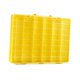 thumbnail image 3 of Caja de almacenamiento transparente con asa para organización de juguetes - 48 compartimentos Amarillo, 3 of 9