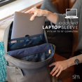 thumbnail image 3 of Mochila Simple Modern Legacy de cuero vegano para mujeres y hombres, 3 of 7