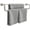 Brushed Silver, variant on Double Towel Bar,Towel Rack for Bathroom,16 Inch Brushed Steel Towel Holder, Bath Towel Rack for Bathroom Wall Mounted,SUS304 Brushed Stainless Steel, Brushed Silver