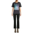 thumbnail image 2 of Time and Tru Women's Beatles Gradient Graphic Band Tee with Short Sleeves, 2 of 5