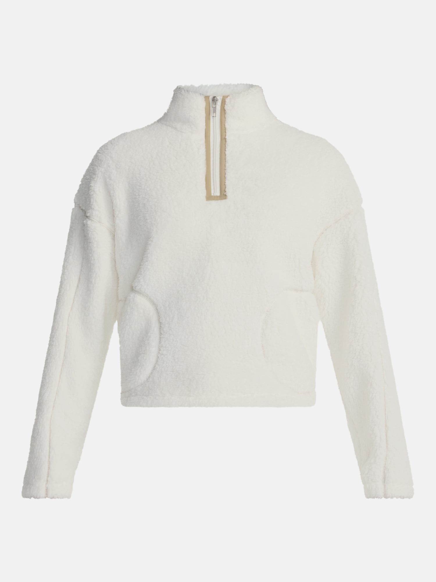 No Boundaries Faux Shearling Plush Pullover, Women's & Women’s Plus XXS-4X