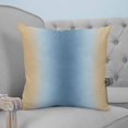 thumbnail image 4 of Light Blue Khaki Ombre 24x24 Pillow Covers Set of 2, Modern Abstract Art Gradient Throw Pillow Covers Decorative Couch Cushion Case, Microfiber Square Pillowcases for Bedroom Car Living Room, 4 of 7