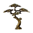 thumbnail image 2 of koolsoo Mini Welcome Miniature Figurine Copper mall Faux Tree Decor for Bonsai S S, 2 of 4