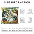 thumbnail image 6 of Throw Pillow Covers Farm Animals Donkey Chiken Goat Dog Duck Square Pillowcase for Home Decor Sofa Car Bedroom Pillow case, 6 of 6