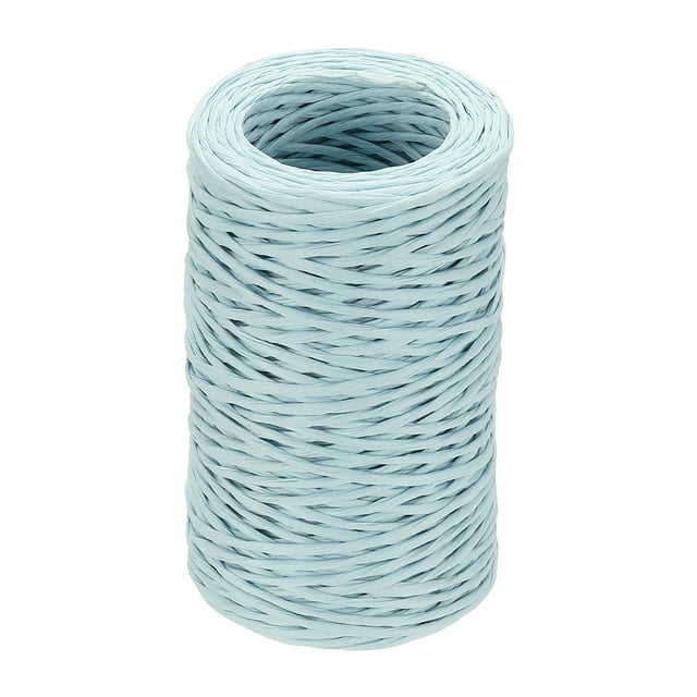 Uxcell 55 Yards Floral Bind Wire Wrap Twine, 2mm Floral Wire Vine Bind Wire Rustic Craft Wire for DIY Projects Flower Bouquet Making Wreath Gift Wrapping Wedding Decoration, Azul