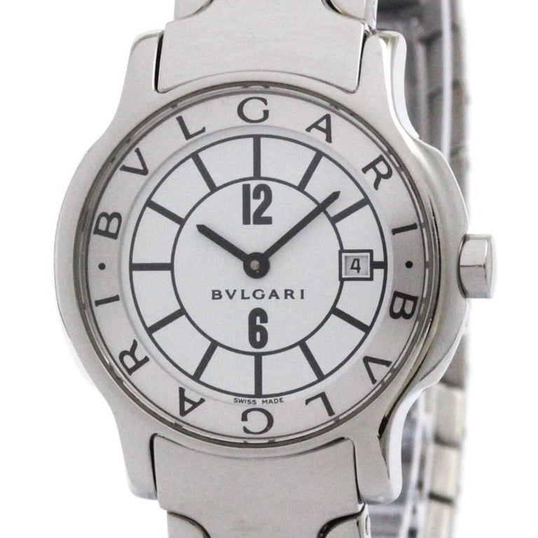 Pre-Owned BVLGARI Solotempo Steel Quartz Ladies Watch ST29S  display picture 1
