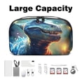 thumbnail image 3 of Dinosaur Waterproof Oxford Fabric Charger Organizer Storage Pouch Outdoor Small Storage Box, 5.9x9.44x3.14 in., 3 of 6