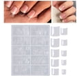 thumbnail image 4 of TISHITA 200 Pieces Square Half Cover French False Nails Set with Transparent, 4 of 8