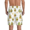 thumbnail image 4 of Lsque Lovely Avocado Mens Sleep Pajama Shorts,Short Pajama Pants, Cotton Ultra-Soft Knit-Small, 4 of 9