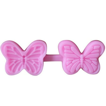 

Fondant Molds Cake Decoration Stencil Sugar 3D Butterfly Cake Mold Silicone Molds Pink