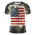 thumbnail image 5 of cllios Mens 4th of July Shirt Summer American Flag Graphic Tees Quick Dry Short Sleeve Athletic Shirts for Men Big and Tall Men's Patriotic T Shirts, 5 of 5