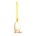 thumbnail image 1 of Soporte de cepillo de baño Lindo Silicone Fregador con mango largo Soporte de secado rápido Cepillos flexibles Accesorios de limpieza de baño Amarillo Inevent HA059138-02, 1 of 7