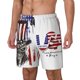 thumbnail image 1 of Balery Patriotic Skull Art Bañador para hombre, shorts de playa de secado rápido con entrepierna y forro de compresión-XX-Large, 1 of 6