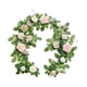 thumbnail image 1 of Matsuzay Flores artificiales elegantes de tela para bodas y fiestas, flores de de fondo para interiores o exteriores Decoración rosa, 1 of 6